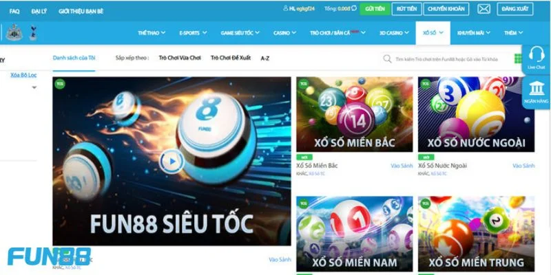 Fun88 - Link Vào Fun 88 Nhà Cái Thể Thao Chính Thức T6/2025 20 Sân chơi xổ số cực xanh chín dành cho hội viên tham gia.