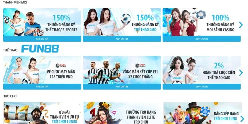 Fun88 - Link Vào Fun 88 Nhà Cái Thể Thao Chính Thức T6/2025 17 Hệ thống các khuyến mãi đỉnh cao chỉ có tại sân chơi.